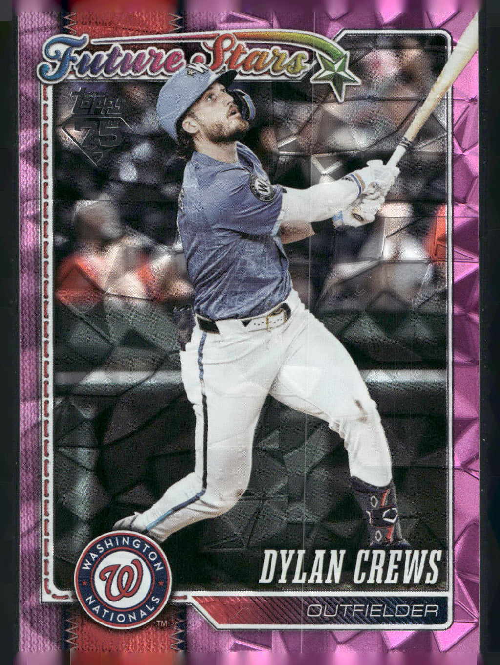2026 Topps #86 Dylan Crews Pink Holo Foil