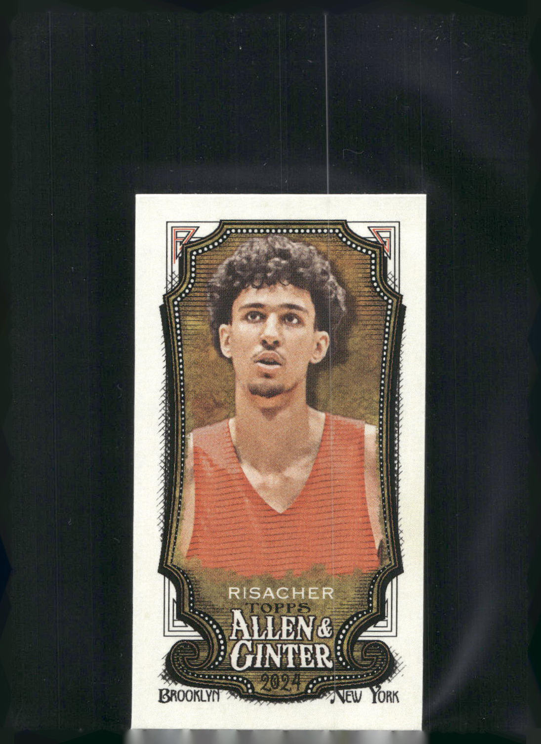 2024 Topps Allen & Ginter #245 Zaccharie Risacher Mini A & G Back