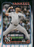 2024 Topps Chrome Update #USC160 Luis Gil RayWave Refractors