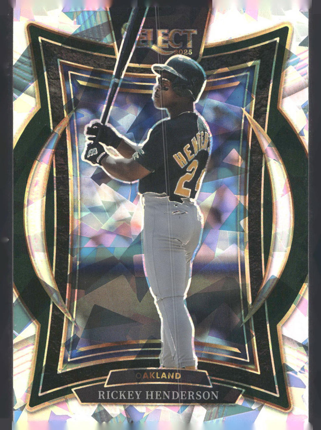 2025 Panini Select #3 Rickey Henderson Silver Prizms