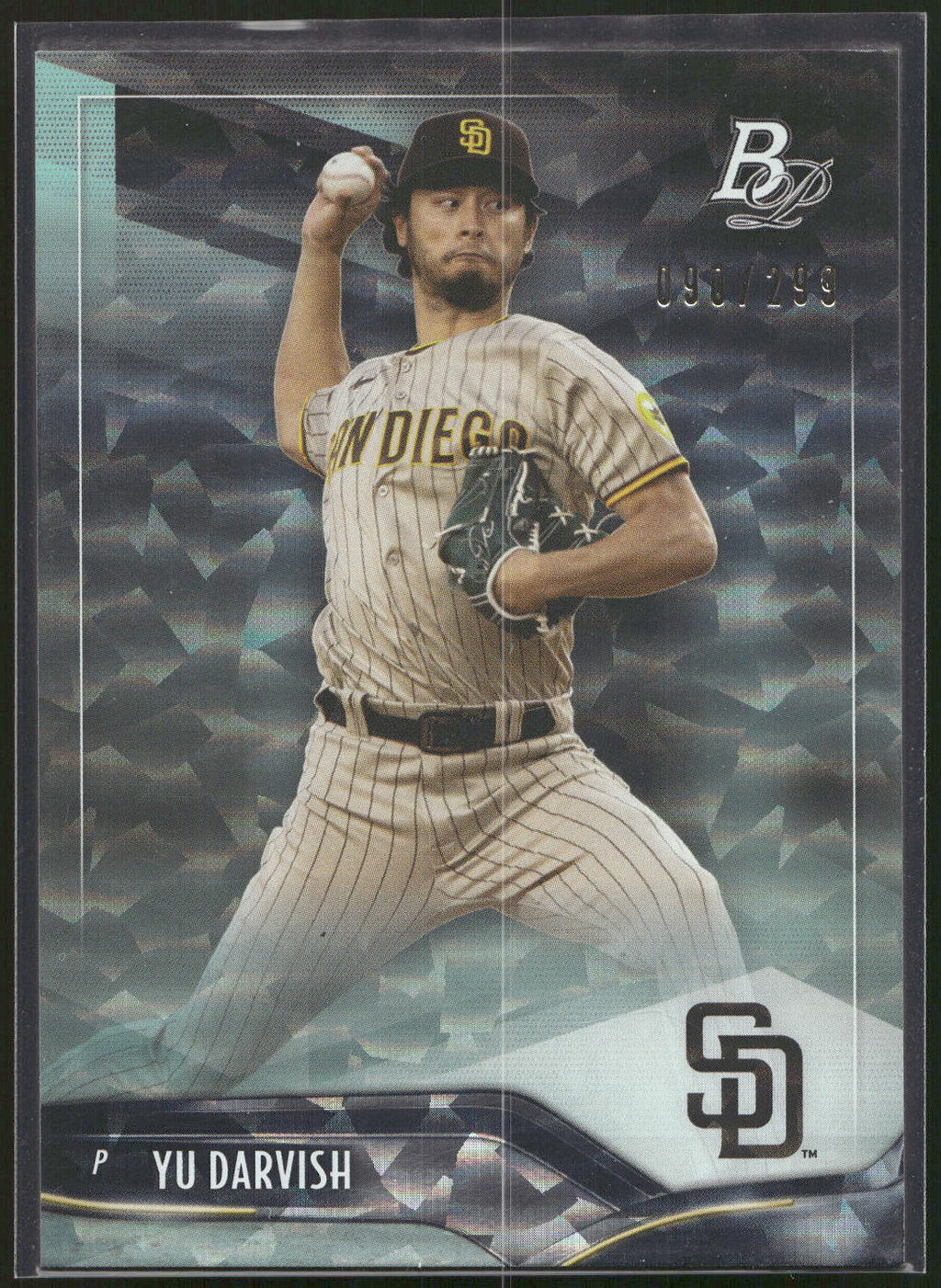 2021 Bowman Platinum #42 Yu Darvish Foilboard #/299