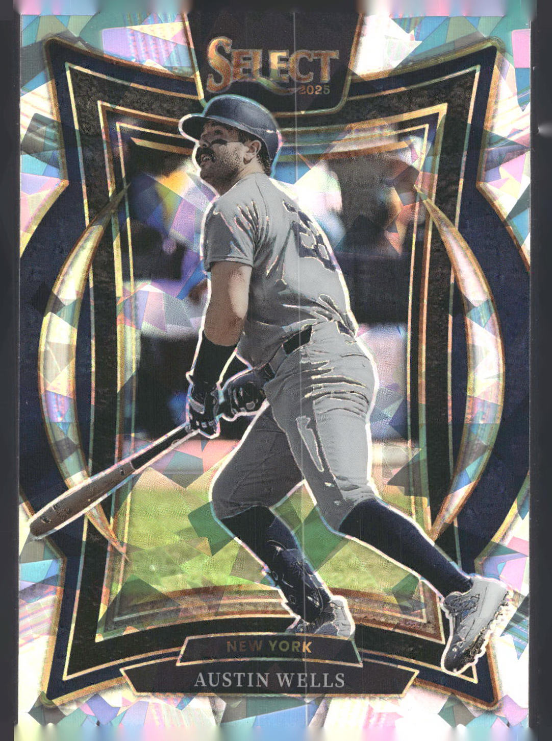 2025 Panini Select #45 Austin Wells Silver Prizms