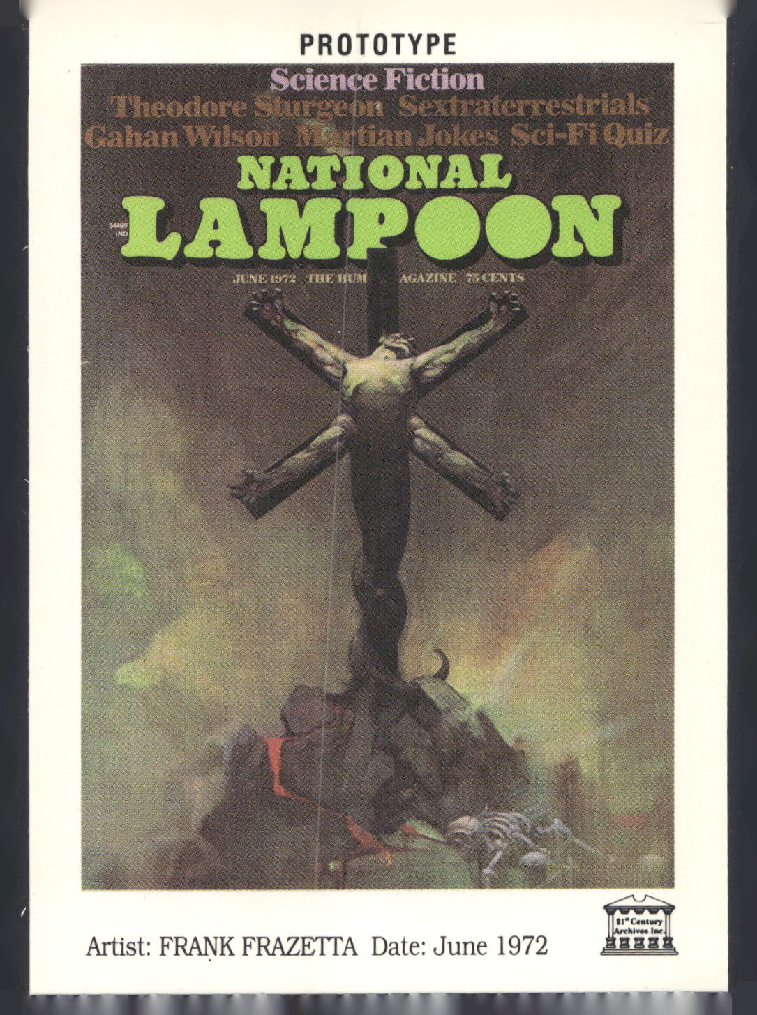 1993 21st Century Archives National Lampoon #SC4 June Prototypes
