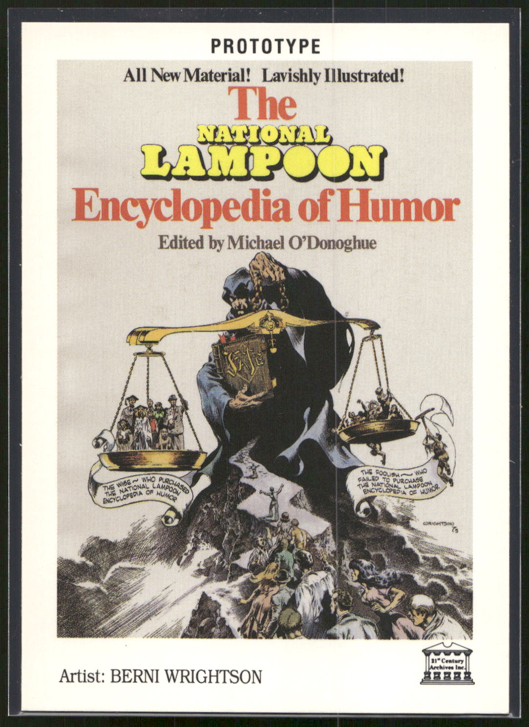 1993 21st Century Archives National Lampoon #SC6 (No Date) Prototypes