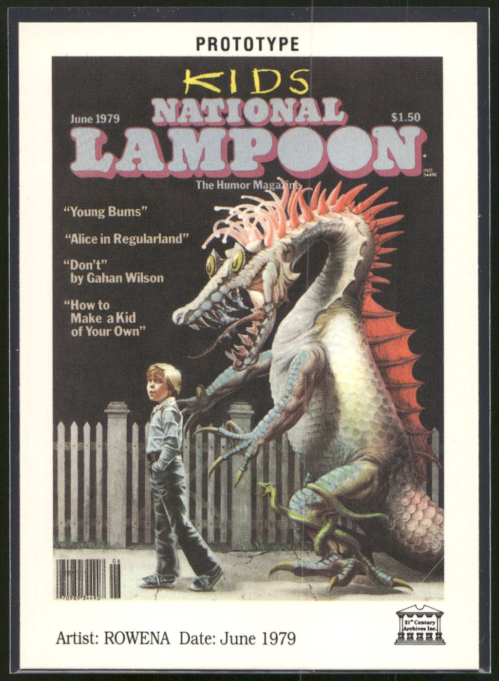 1993 21st Century Archives National Lampoon #SC9 June Prototypes