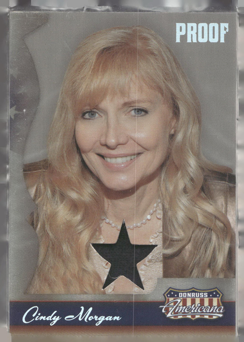 2007 Donruss Americana #32 Cindy Morgan Stars Material Silver Proofs