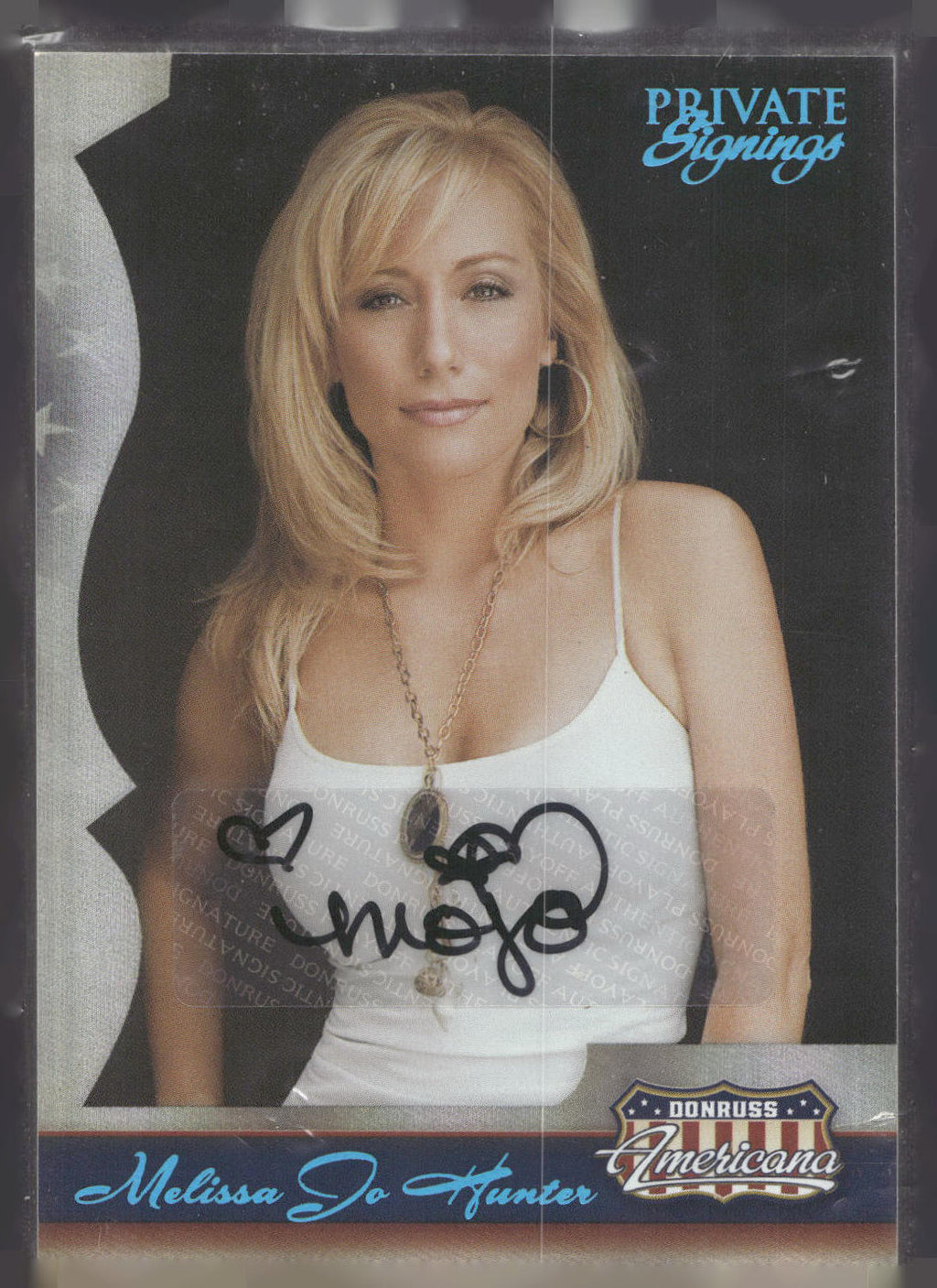 2007 Donruss Americana #52 Melissa Jo Hunter Private Signings