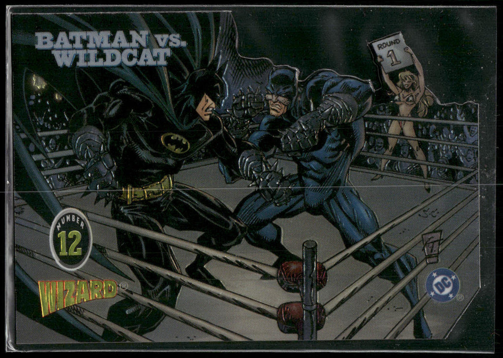 1997 Wizard Magazine Series 4 #12 Batman vs Wildcat