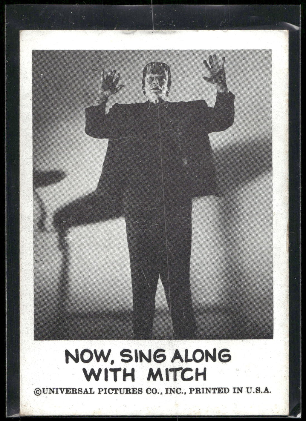 1961 Leaf Spook Stories #79 Now, sing along with Mitch