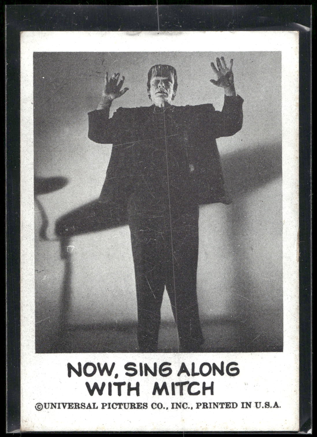 1961 Leaf Spook Stories #79 Now, sing along with Mitch
