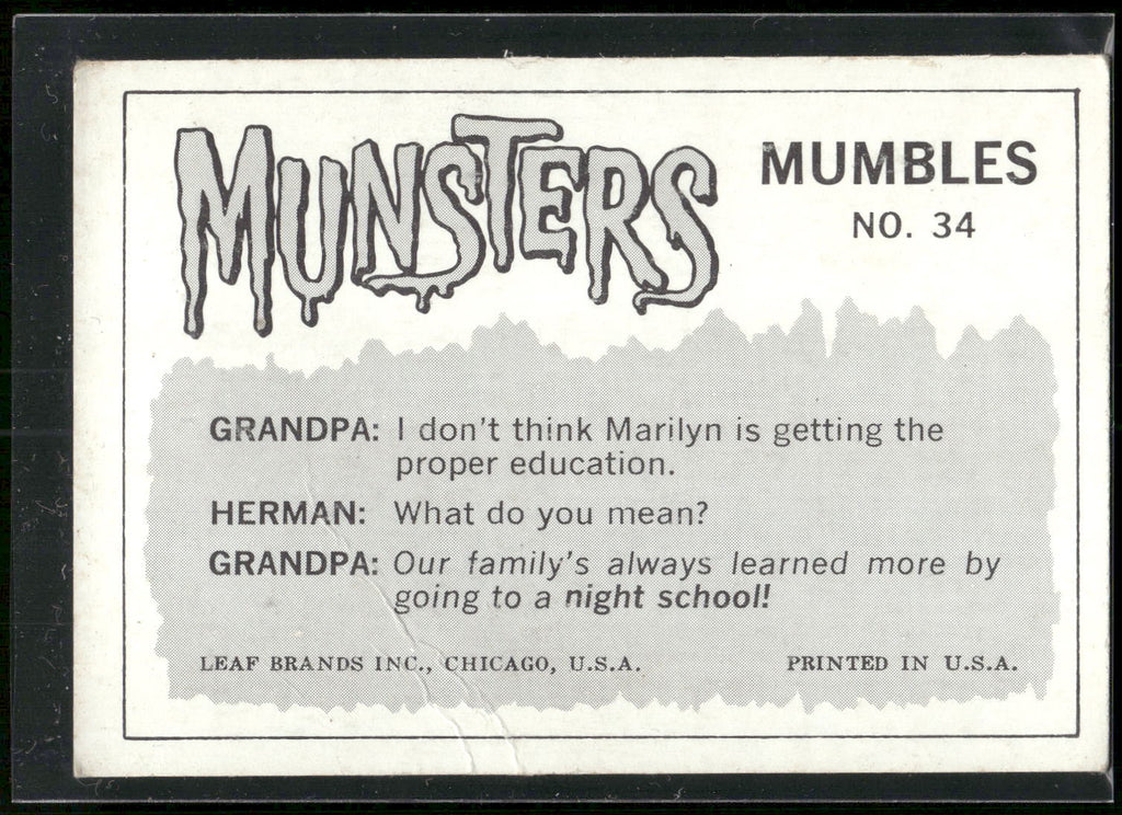 1964 Leaf Munsters #34 At last, a potion...