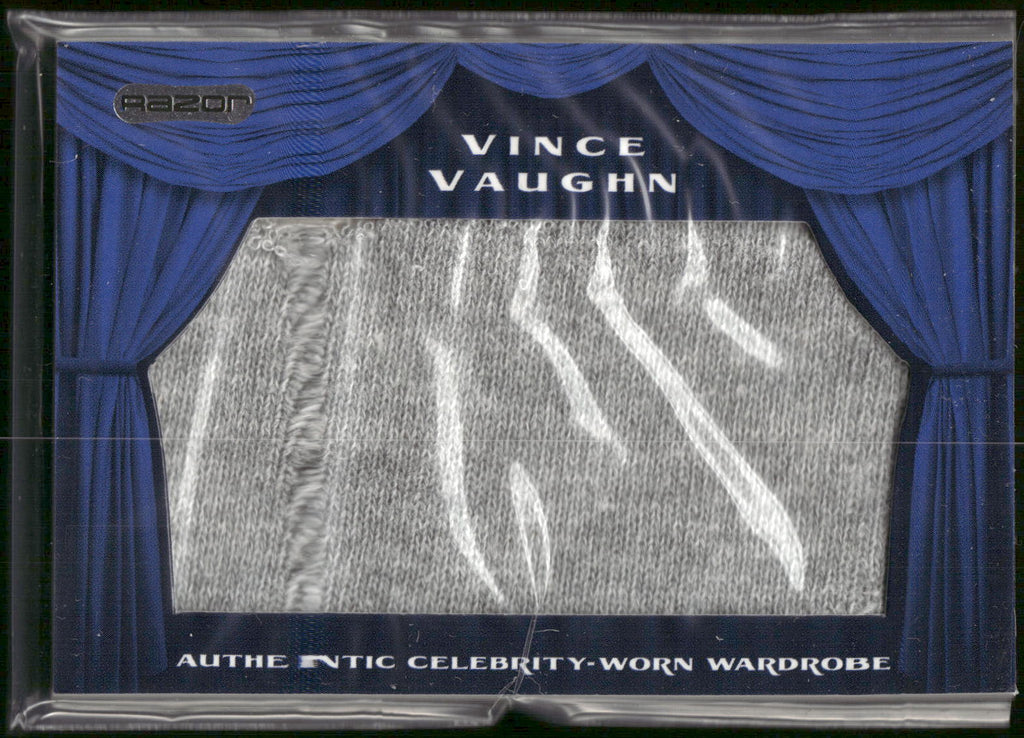2010 Razor Pop Century #SW-50 Vince Vaughn Celebrity-Worn Wardrobe