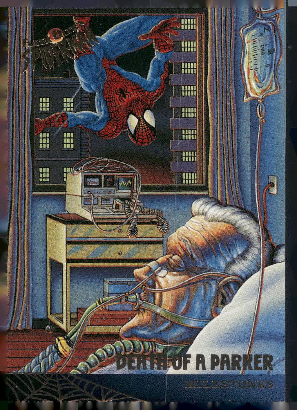 1995 Fleer Ultra Spider-Man #98 Death of a Parker