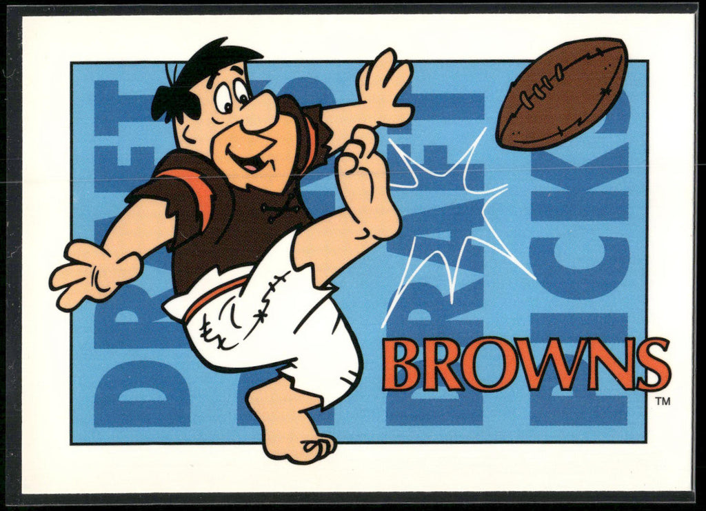 1993 Cardz The Flintstones NFL #5 Cleveland - Draft Picks