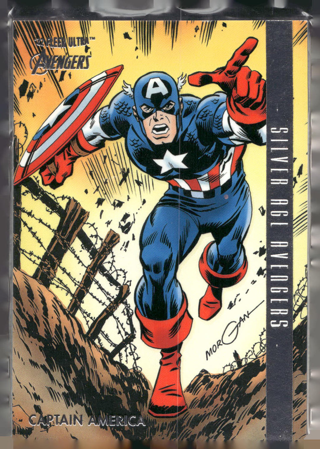2022 Fleer Ultra Marvel Avengers #103 Captain America