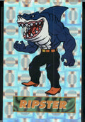 1995 Edge Entertainment Street Sharks Ripster ULTRA RARE trading Card Foil
