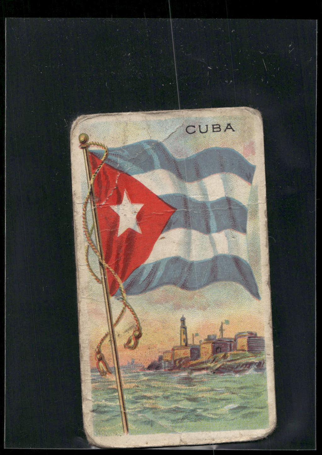 1909-11 T59 Flags of All Nations Cuba Recruit Back