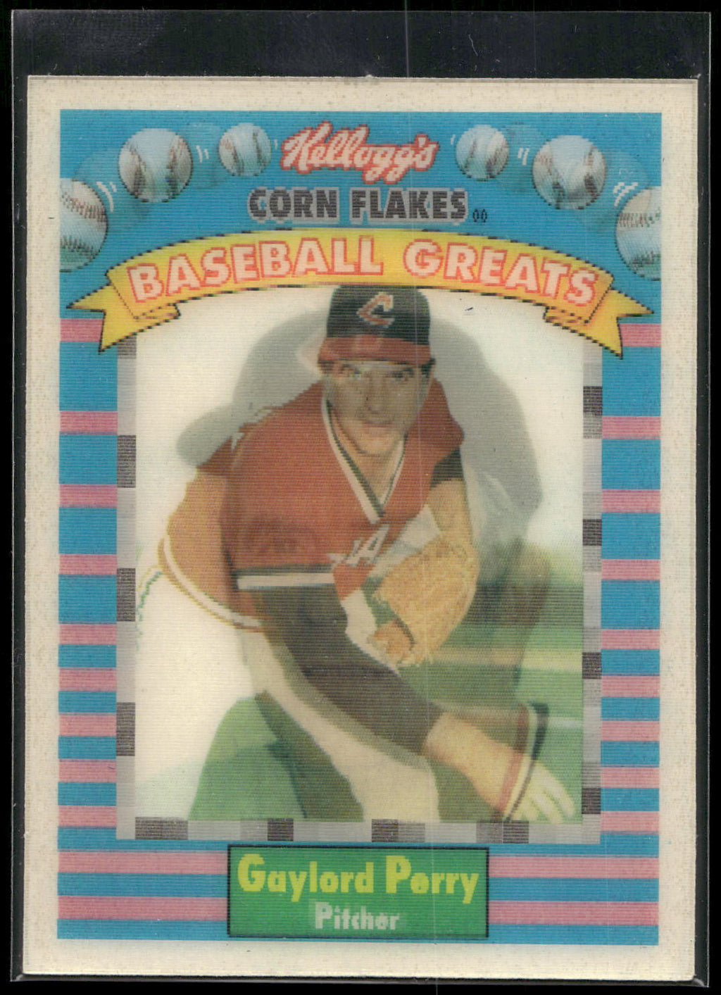 1991 Kellogg's Corn Flakes Baseball Greats #1 Gaylord Perry