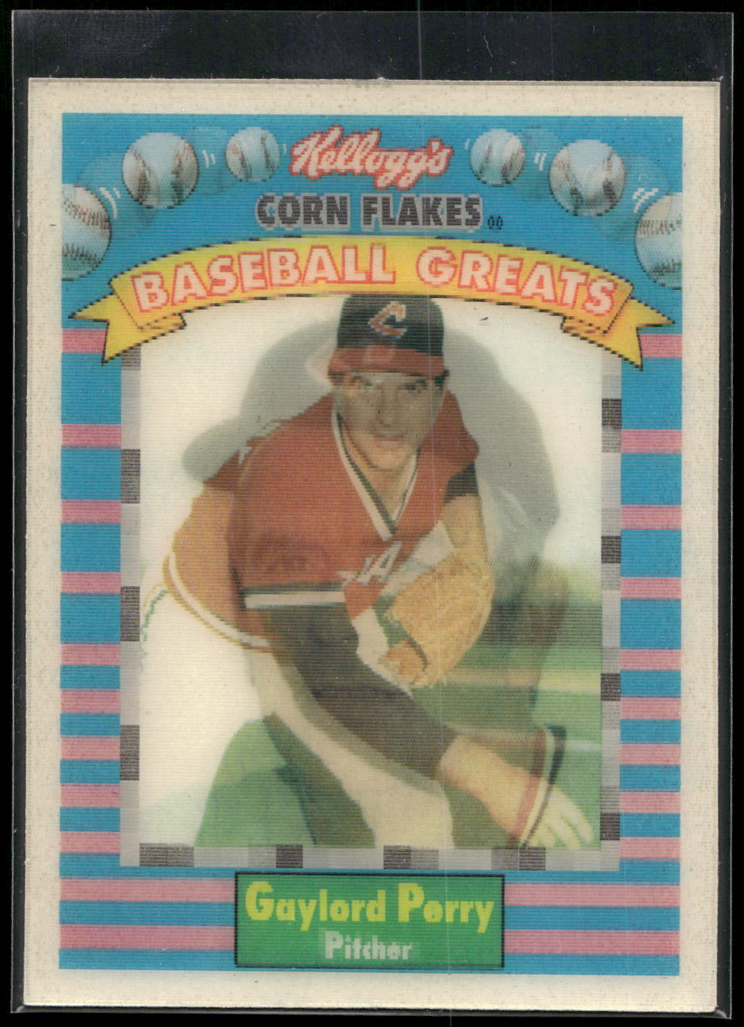 1991 Kellogg's Corn Flakes Baseball Greats #1 Gaylord Perry