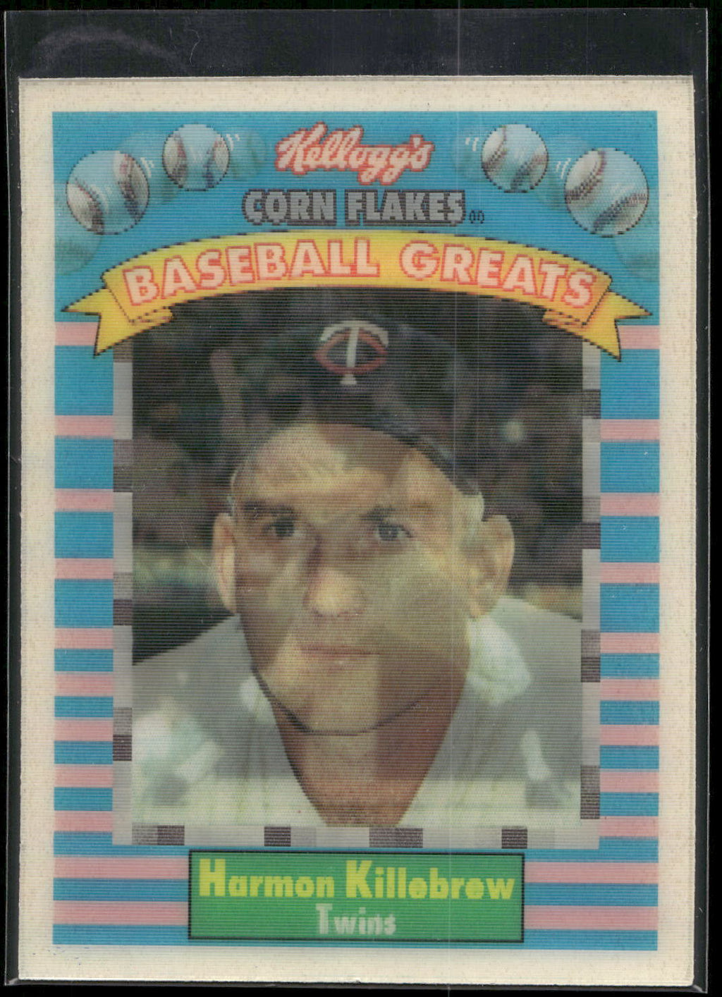 1991 Kellogg's Corn Flakes Baseball Greats #6 Harmon Killebrew