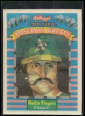 1991 Kellogg's Corn Flakes Baseball Greats #7 Rollie Fingers
