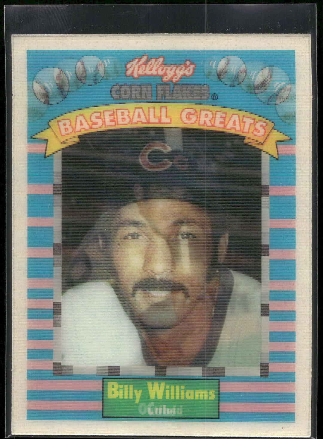 1991 Kellogg's Corn Flakes Baseball Greats #9 Billy Williams
