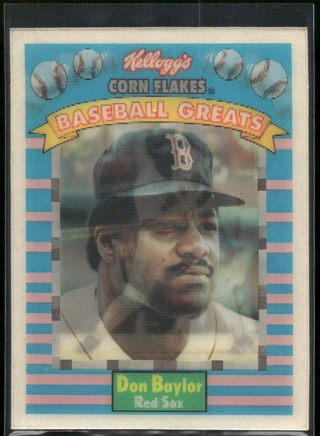 1991 Kellogg's Corn Flakes Baseball Greats #14 Don Baylor