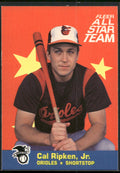 1986 Fleer #5 Cal Ripken, Jr. Fleer All-Star Team