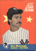 1986 Fleer #1 Don Mattingly Fleer All-Star Team