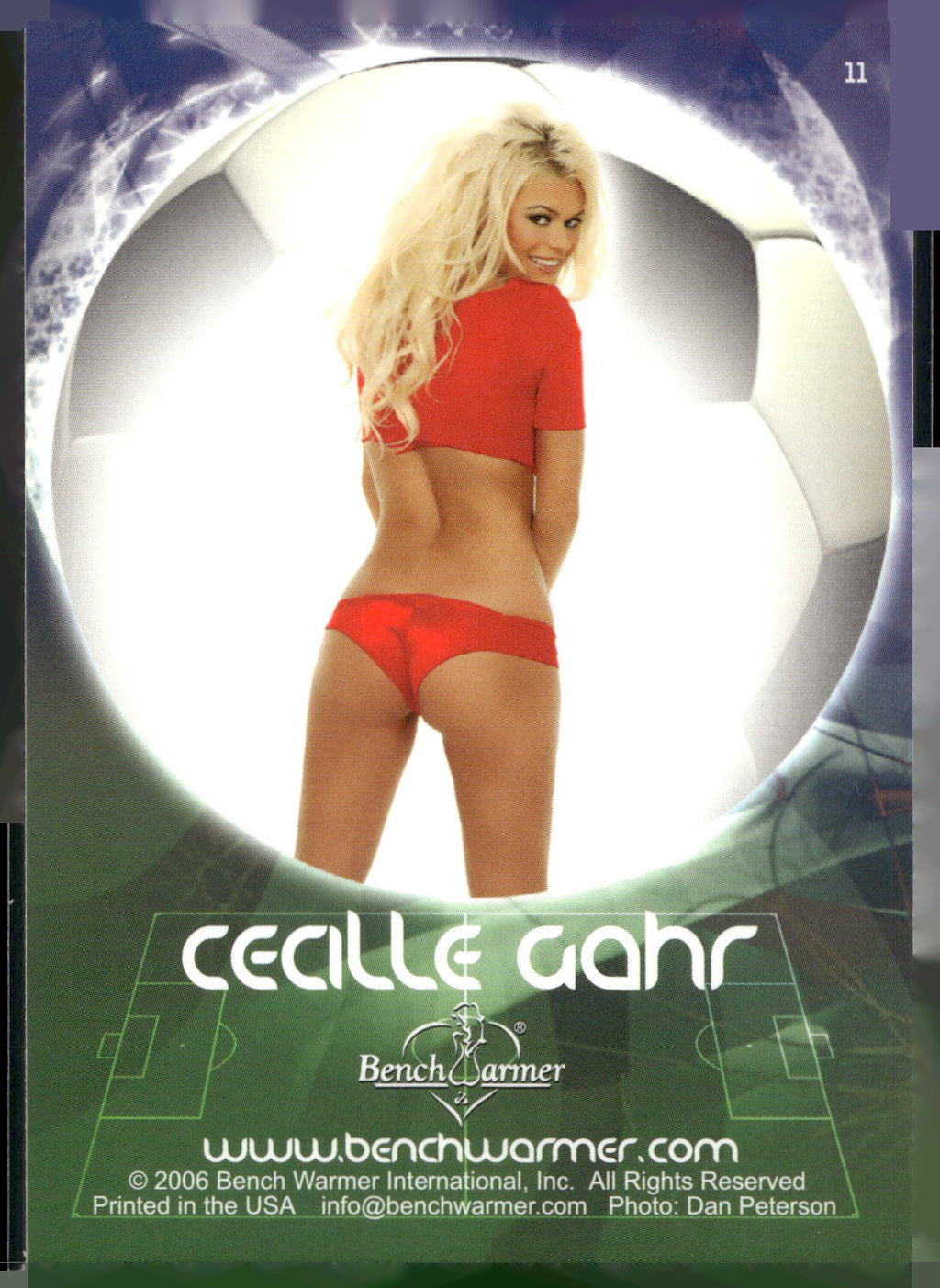 2006 Bench Warmer World Cup #11 Cecille Gahr