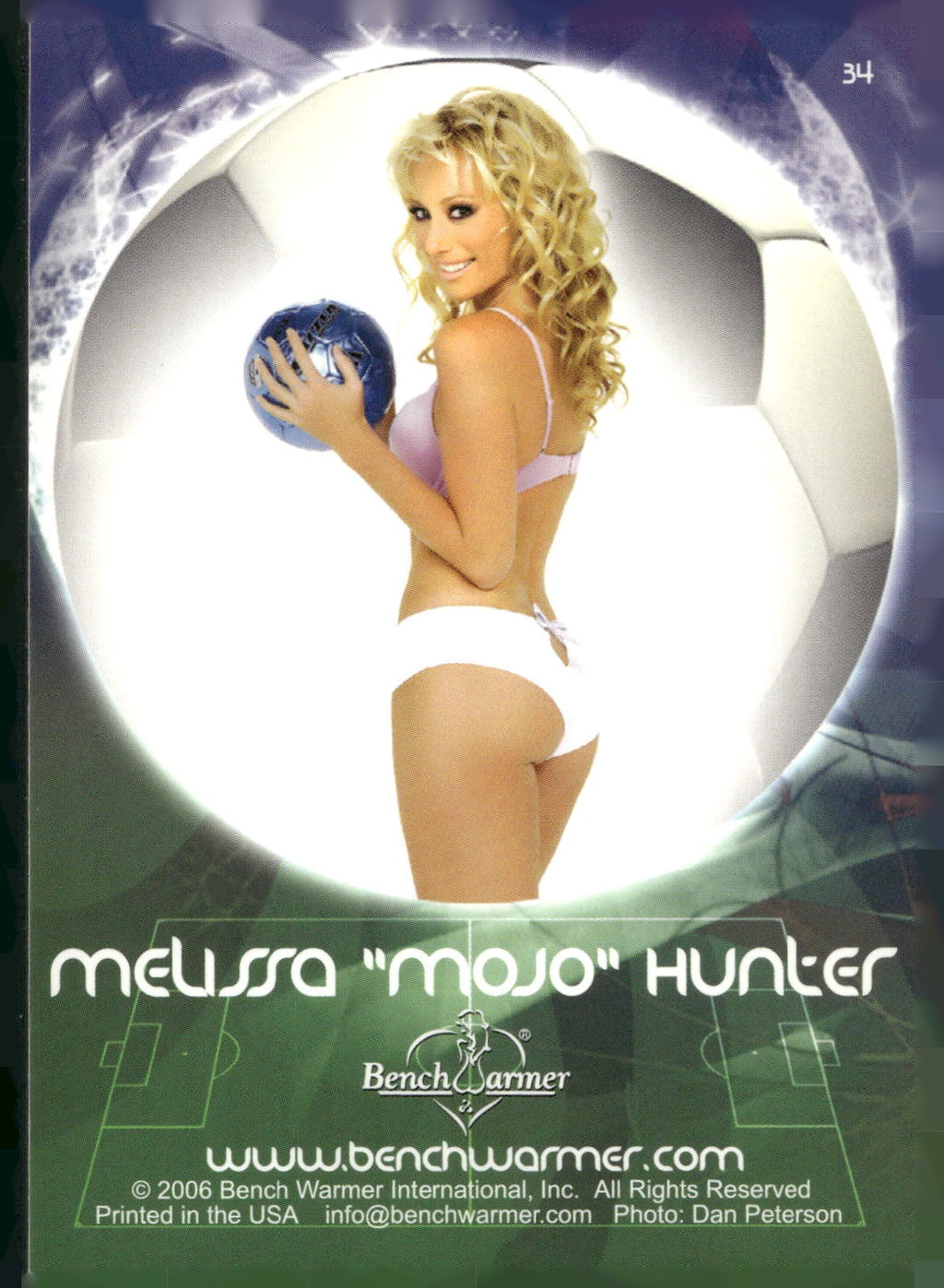 2006 Bench Warmer World Cup #28 Melissa "Mojo" Hunter Autographs