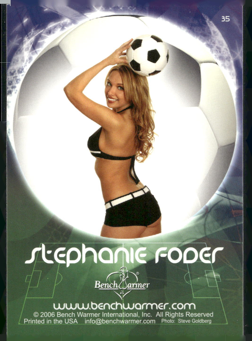 2006 Bench Warmer World Cup #35 Stephanie Foder