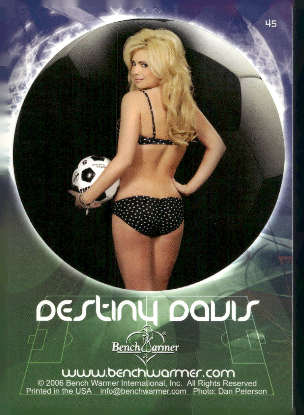 2006 Bench Warmer World Cup #45 Destiny Davis