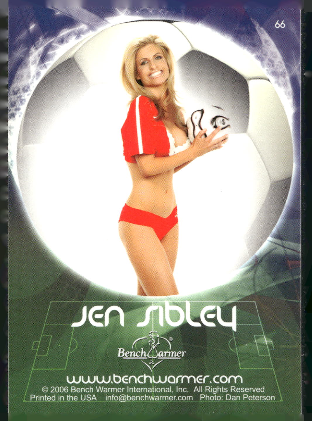 2006 Bench Warmer World Cup #66 Jen Sibley