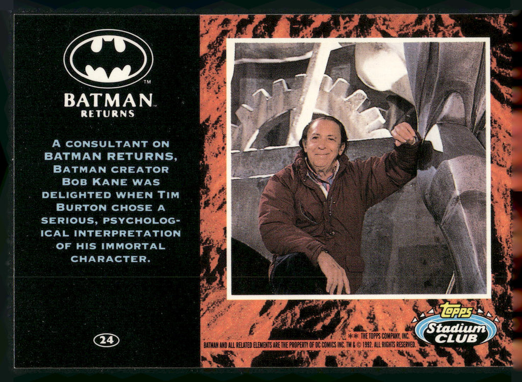 1992 Stadium Club Batman Returns #24 Batman