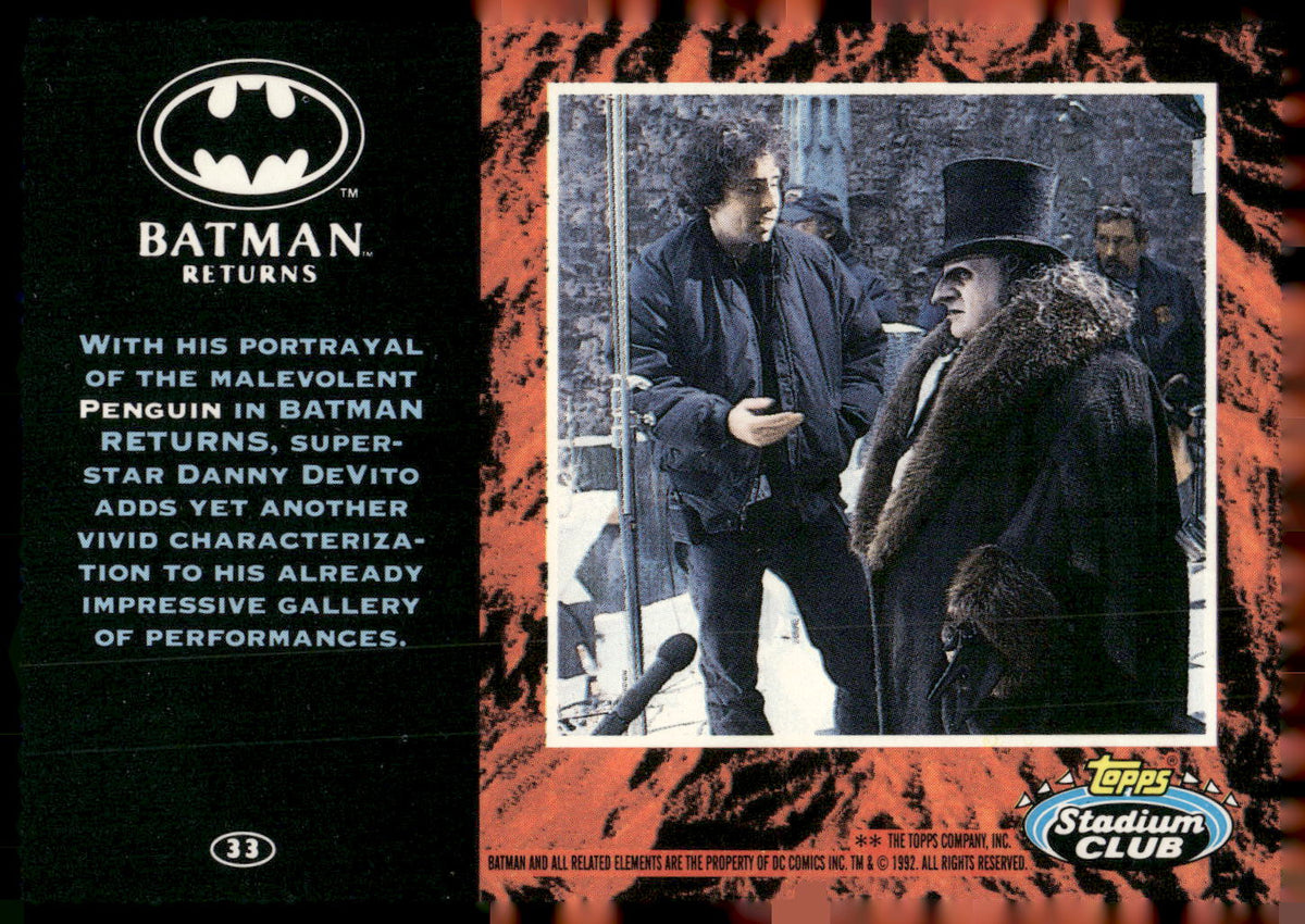 1992 Stadium Club Batman Returns #33 Penguin