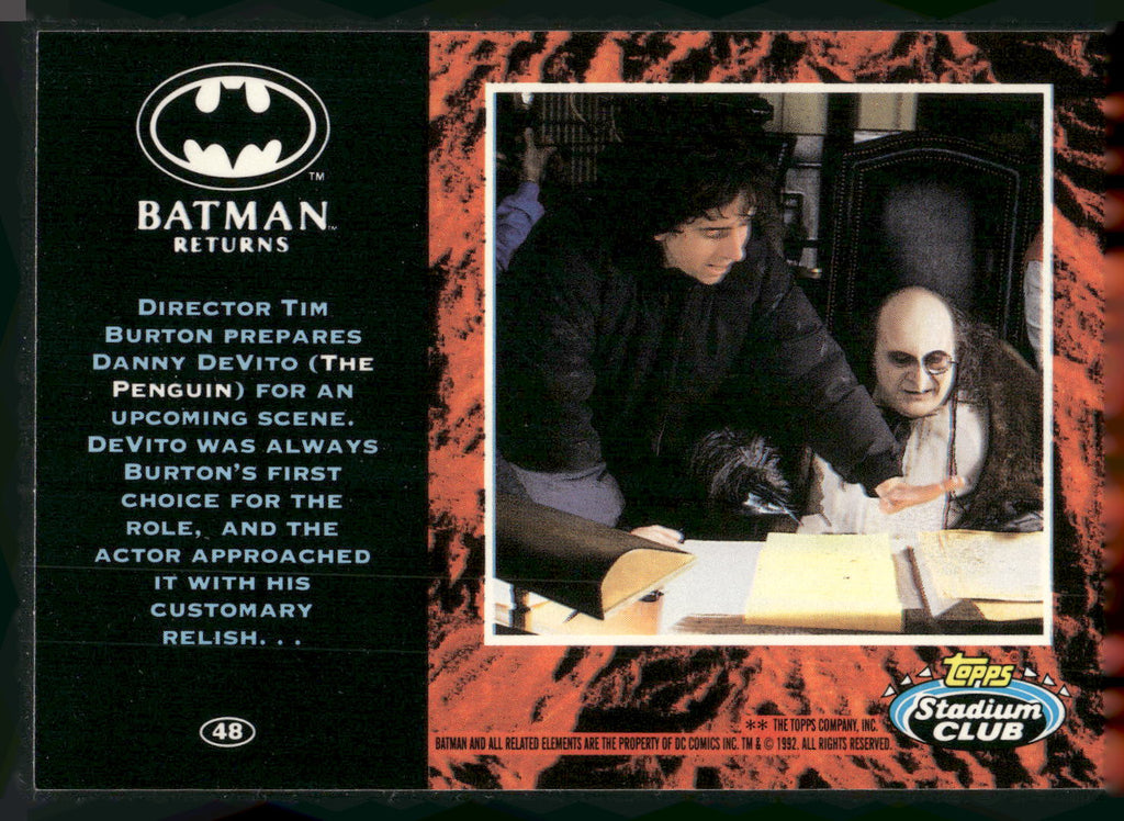 1992 Stadium Club Batman Returns #48 Penguin