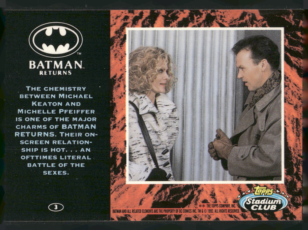 1992 Stadium Club Batman Returns #3 Catwomen
