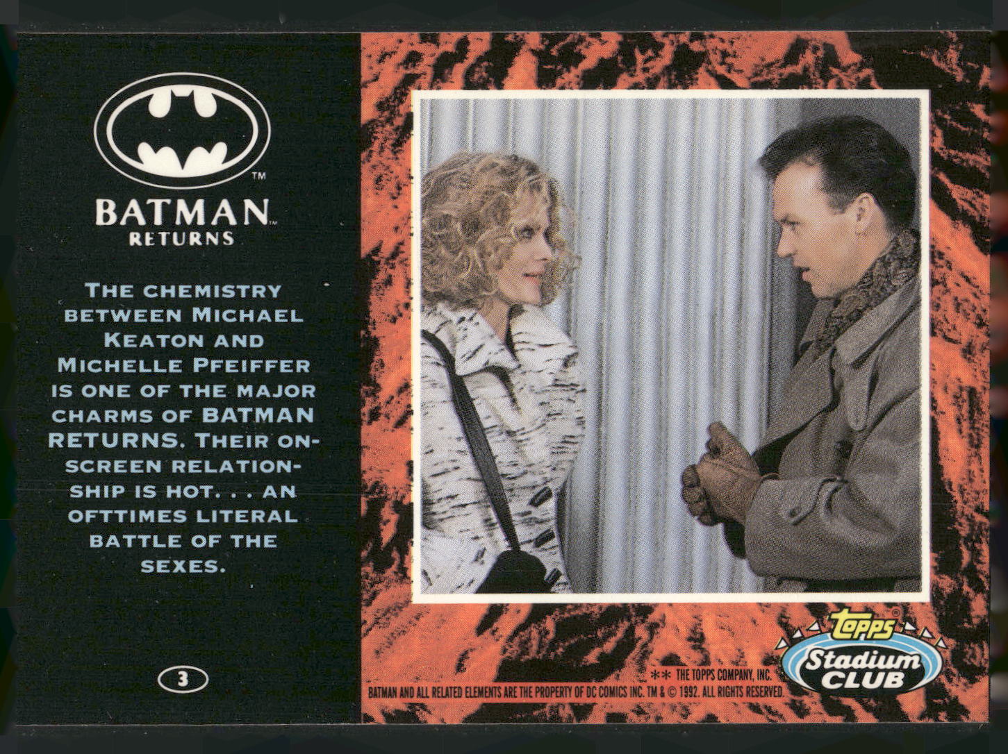 1992 Stadium Club Batman Returns #3 Catwomen