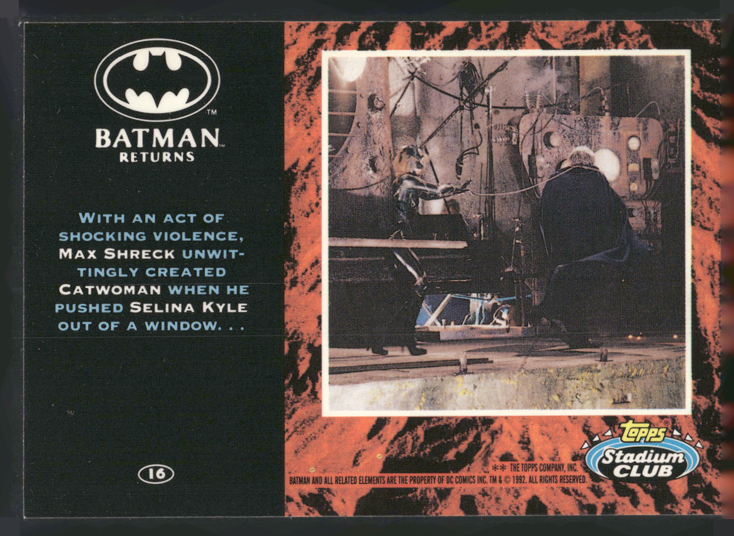 1992 Stadium Club Batman Returns #16 Catwomen