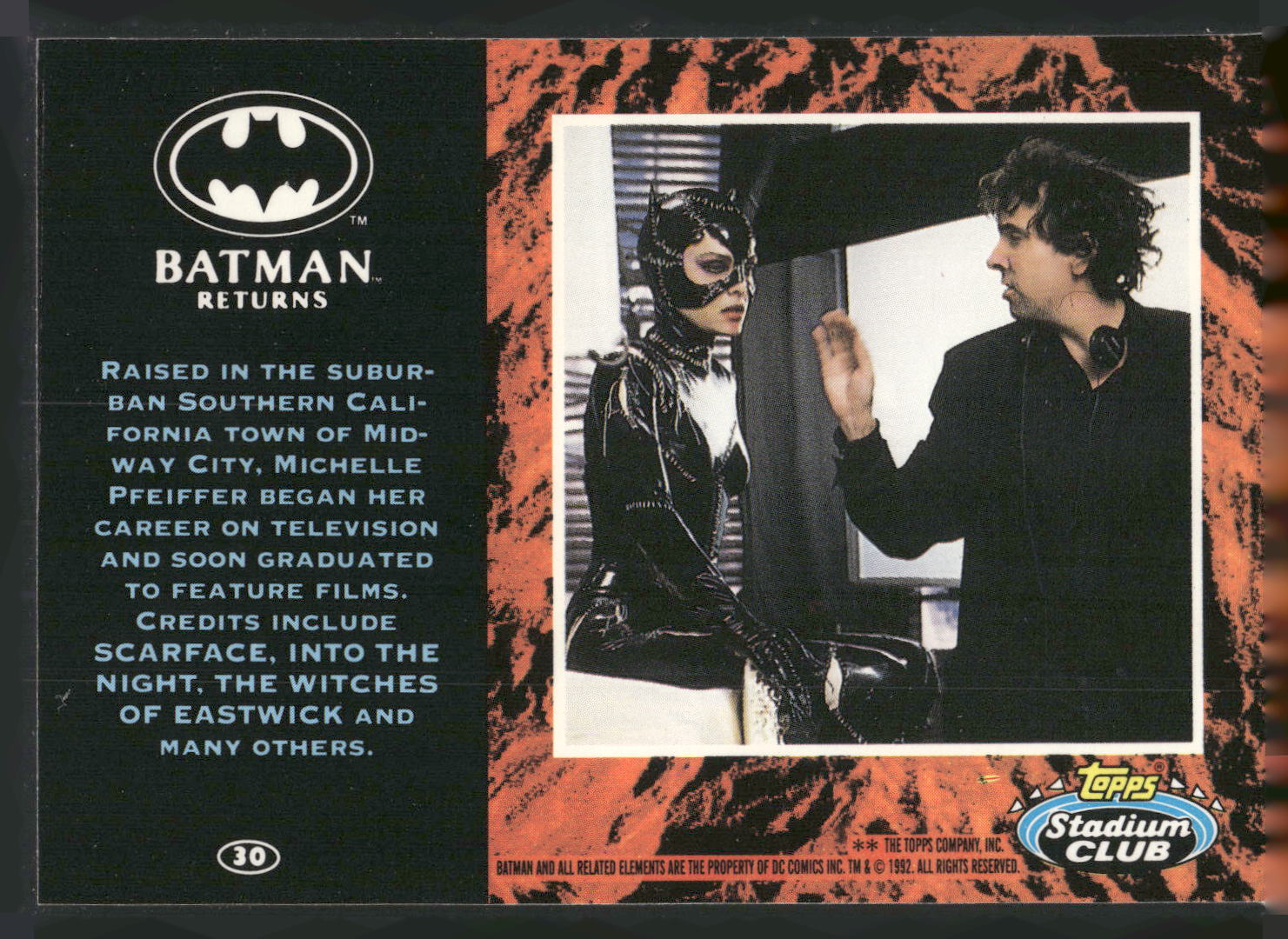 1992 Stadium Club Batman Returns #30 Catwomen