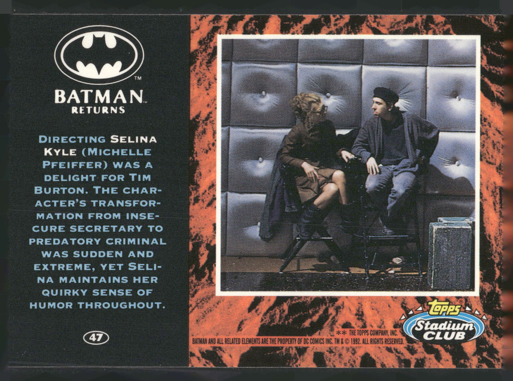 1992 Stadium Club Batman Returns #47 Catwomen