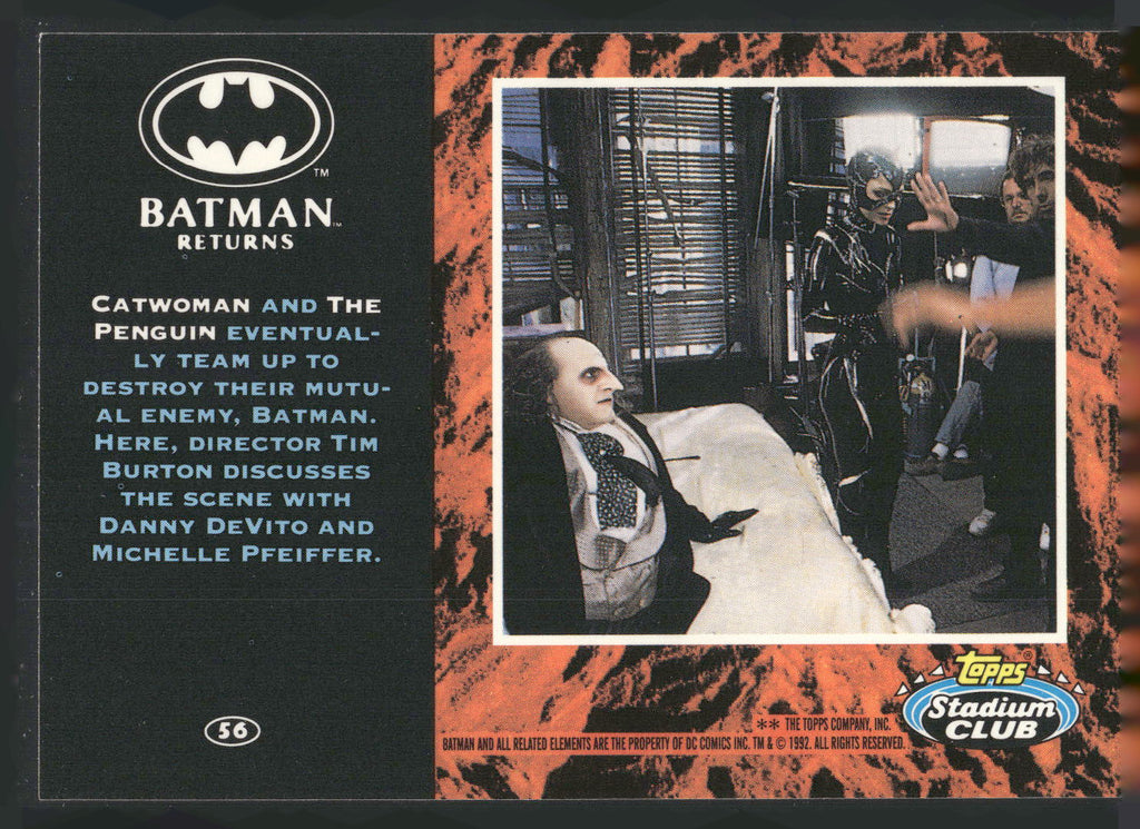 1992 Stadium Club Batman Returns #56 Catwoman