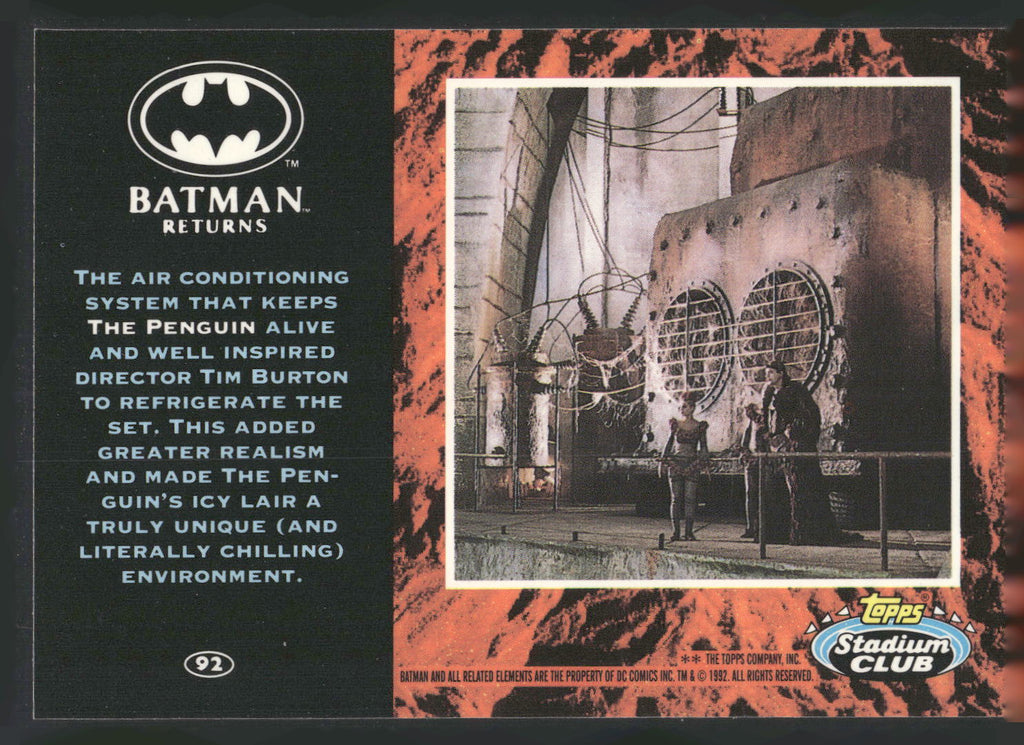 1992 Stadium Club Batman Returns #92 Catwomen