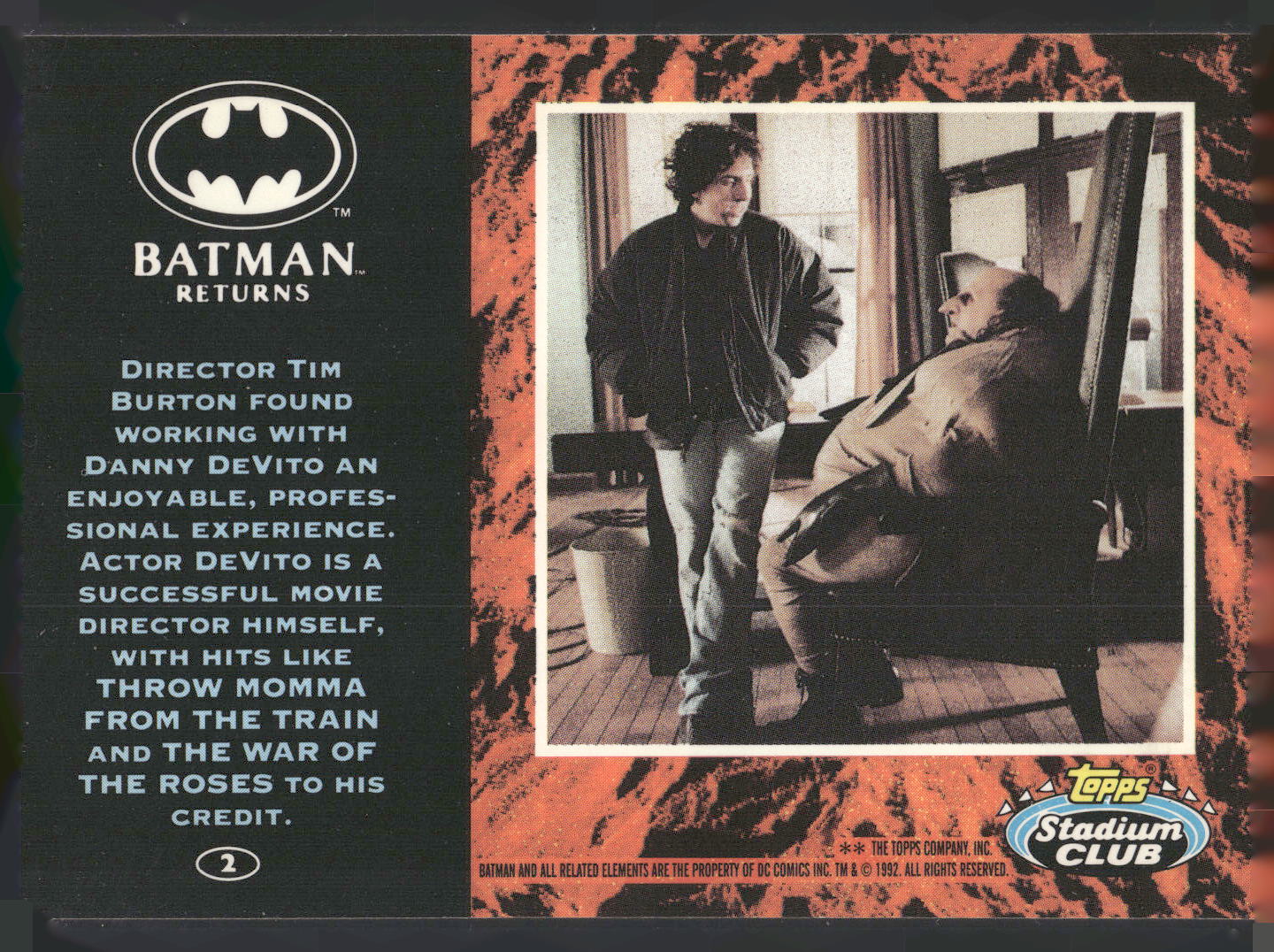 1992 Stadium Club Batman Returns #2 Oswald