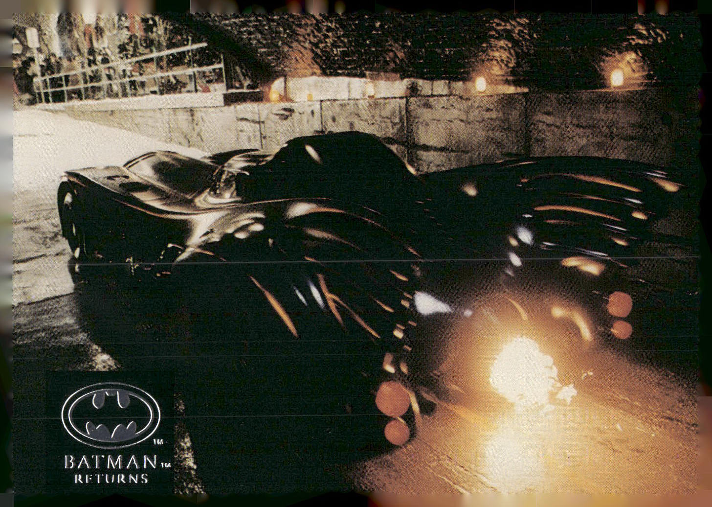1992 Stadium Club Batman Returns #81 Batmobile