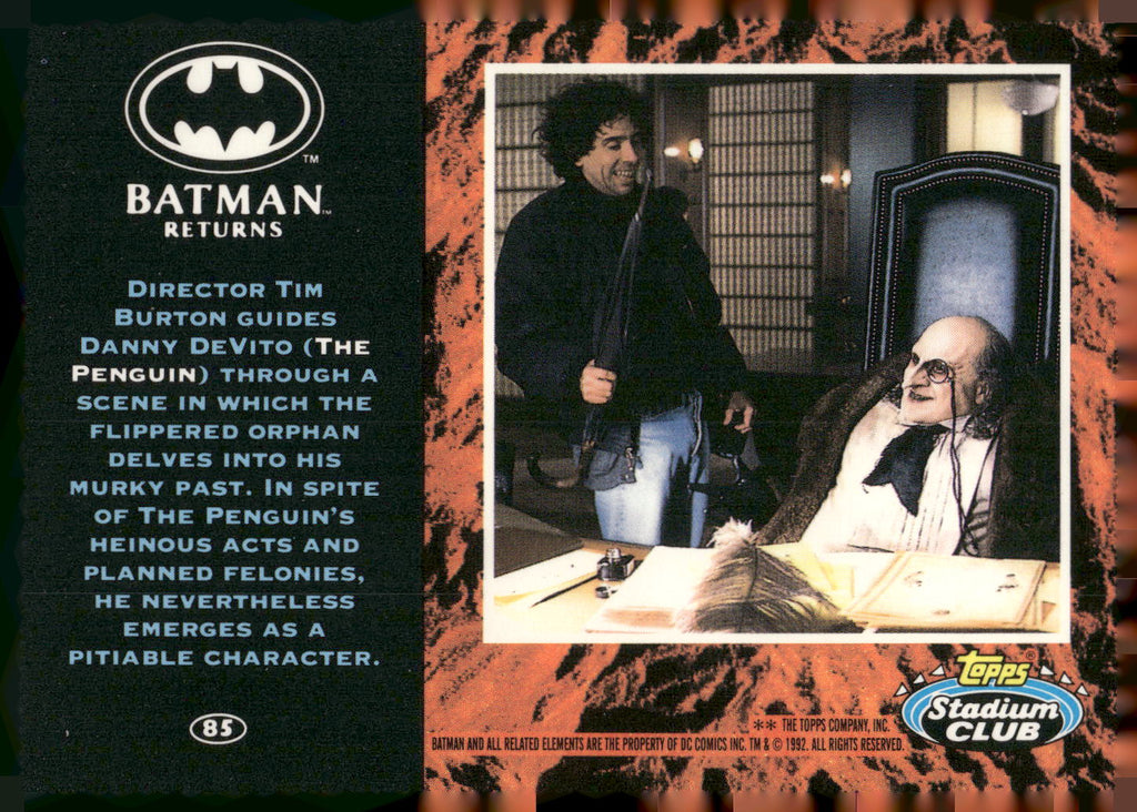 1992 Stadium Club Batman Returns #85 Oswald