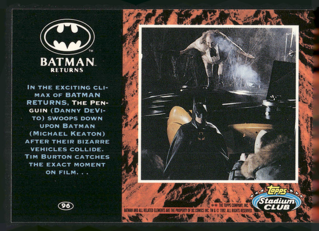 1992 Stadium Club Batman Returns #96