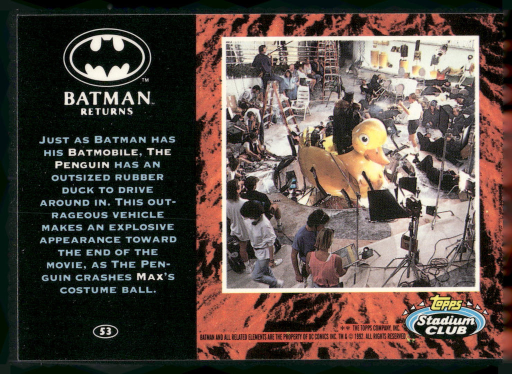 1992 Stadium Club Batman Returns #53 Penguin