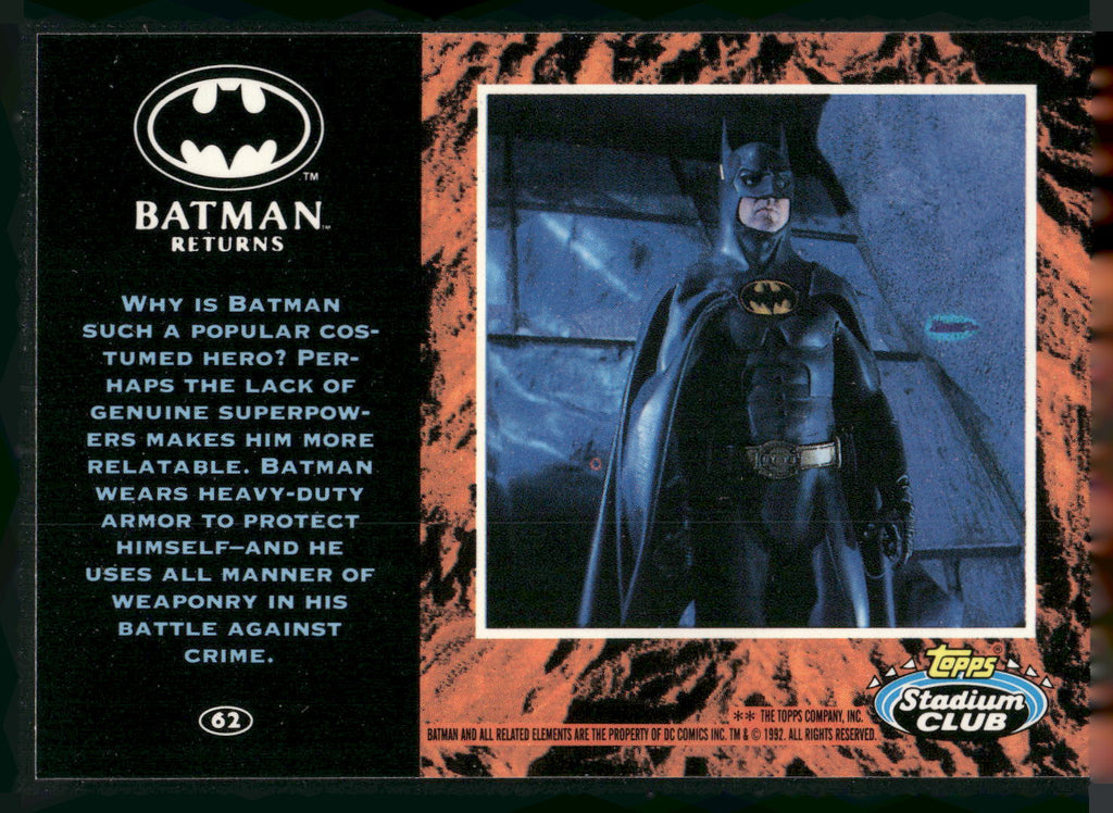 1992 Stadium Club Batman Returns #62 Penguin